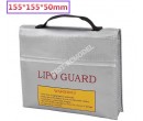 155x155x50mm RC Fireproof Lipo Battery Safety Hand Bag Small Size
