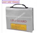 215x165x45mm RC Fireproof Lipo Battery Safety Hand Bag medium Size
