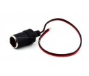 Female Car Cigarette Lighter Charger Cable