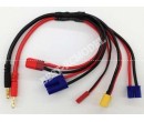 Charging Cable 5in1-T-Plug、EC3、 XT60、 EC5、JST