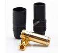 AS150 Golden Plated 7mm Connector Black