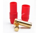 AS150 Golden Plated Anti Spark 7mm Connector Red