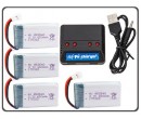 BM-804 3.7V 4in1 Charger With Battery
